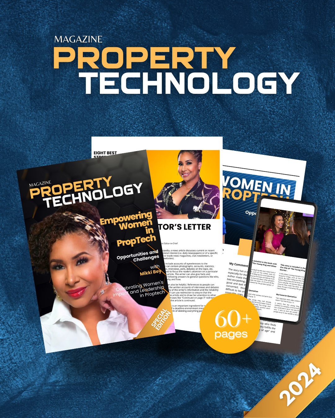 Mikki Bey Property Technology Magazine Mockup